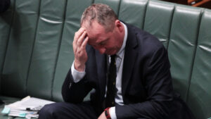 Struggling Barnaby Joyce forced to scan truffles as onions at self serve check out