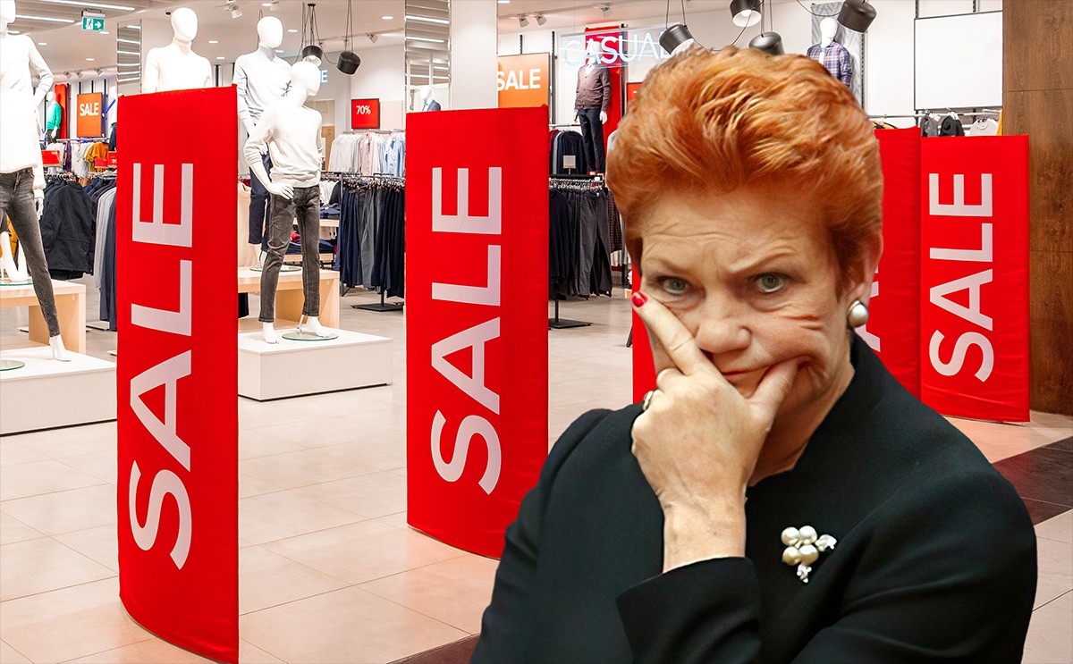 Furious Pauline Hanson demands to know why there aren’t ‘White Friday’ sales