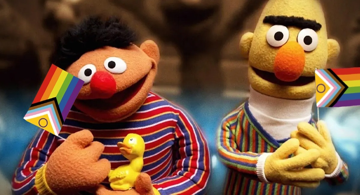 Sesame Street celebrates Pride Month by finally letting Bert and Ernie fuck