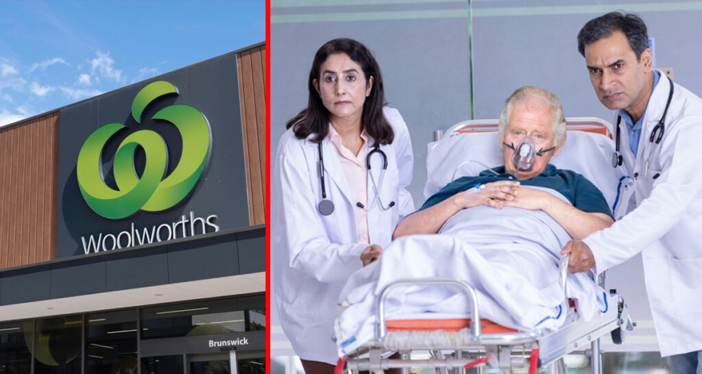 King Charles rushed to hospital after hearing Woolies has stopped ...