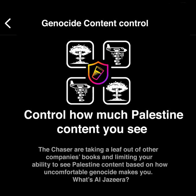 New Genocide Content Control feature