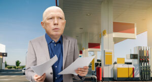 Dutton visits 19th petrol station to apply for job
