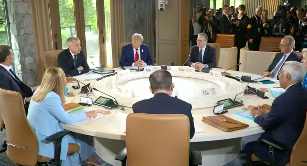 G7 summit focuses on not bringing up Elon’s Epstein tweet