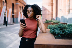 Local woman quickly checks phone to see if World War III has started