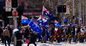 Migrant community marches in favour of making themselves leave Australia