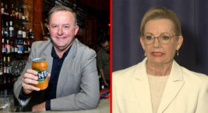 Sussan Ley reveals image of Albanese drinking Fanta, “like a Nazi”