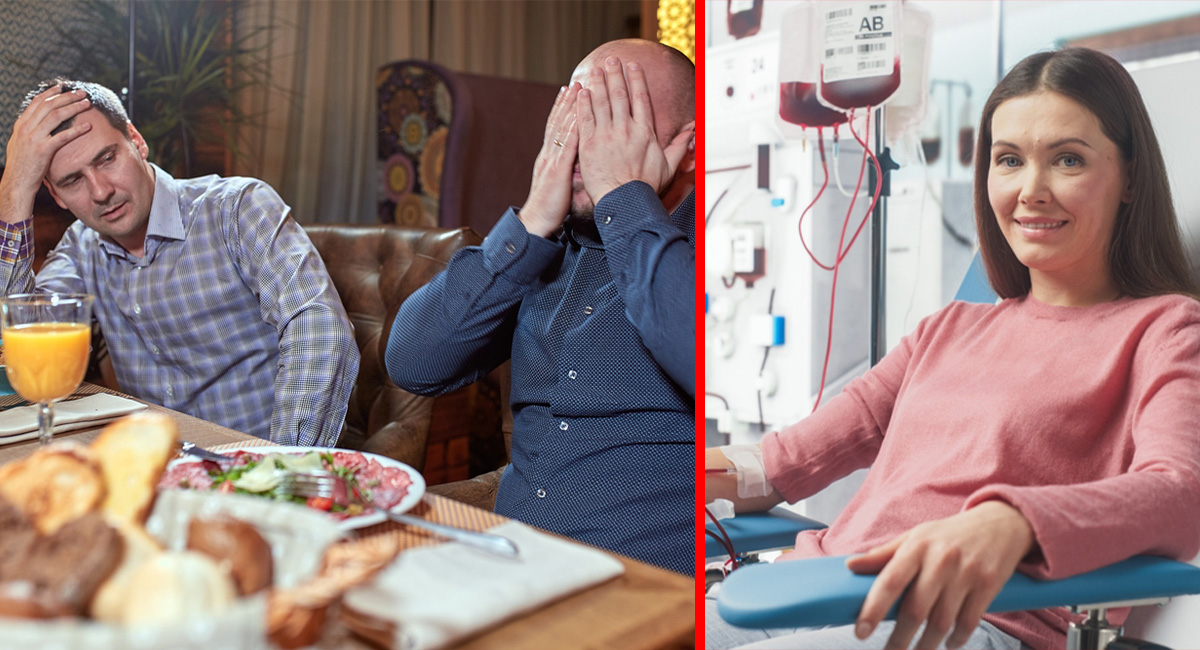 Experts suggest the best way to avoid family politics chat next week is to donate blood