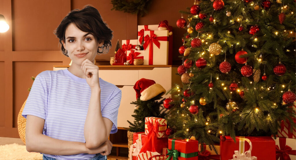 Sibling visibly smug about having best wrapped presents