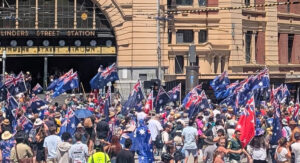 “This is what the ANZACs fought for” says guy standing shoulder to shoulder with nazis