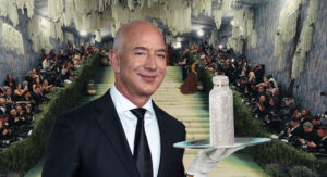 Bezos gifts Met Gala guests diamond encrusted piss bottles